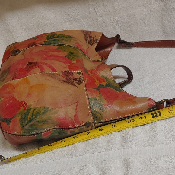 Patricia Nash. Large, Italian leather shoulder bag - Picture 12 of 16